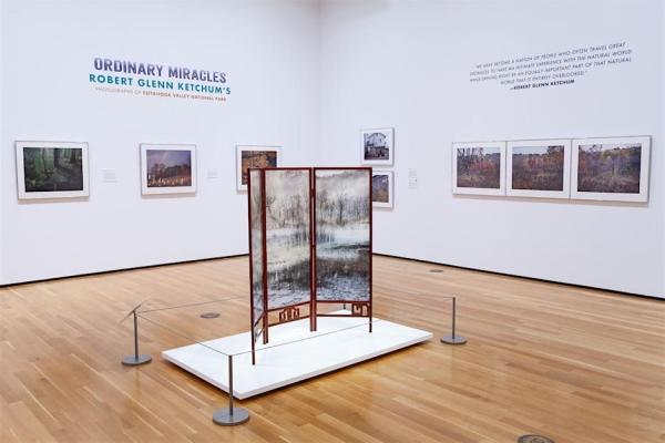 Display sigange for a photography exhibit